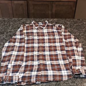 Sonoma Plaid Casual Button Down with 100% Cotton